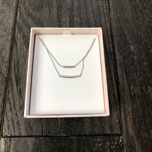 Summer & Rose white stacking necklace